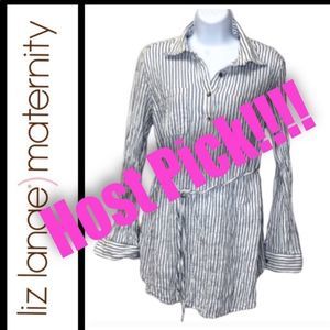 Liz Lange striped Maternity TOP host pick